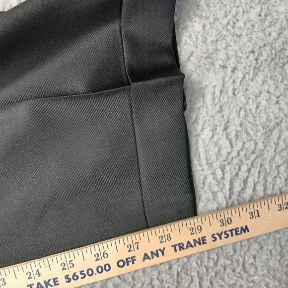 Jay‎ Lore Romano Men's 46 Black Dress Pants Roma Model Italian Wool Blend